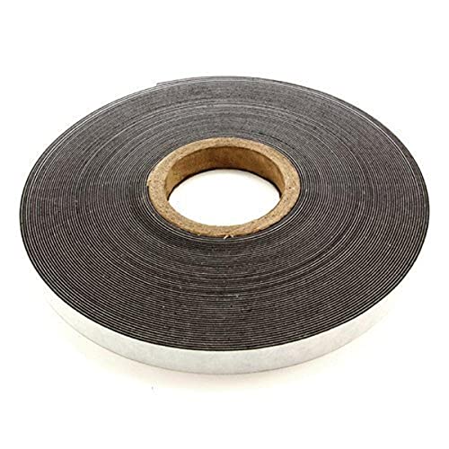 Magnet Expert Ltd - Striscia Ferrosa Adesiva Di 1 M X 19 Mm, Finitura Lucida, Colore Bianco