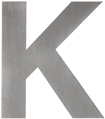 Btv 71470 - Placa 'K' Inox. Alto 8,5 Cm
