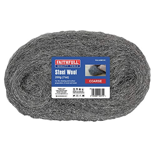 Faithfull Steel Wool 200G Coarse