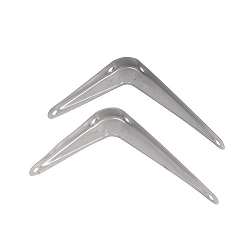 Fixman 393173 London Grey Shelf Bracket Display Box, Set Of 20