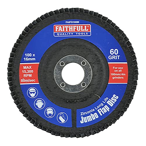 Faithfull Flap Disc Media 100 Millimetri