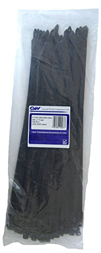 Gw Kabelbinder-Technik In Acciaio Inox Per Cavo Di Collegamento Rivestito 360 X 7,9 Mm, 100 Pezzi, Gtme 360Lhdc316 C