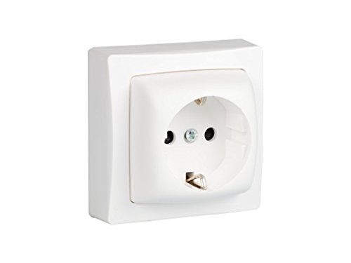 Legrand 097380 Base Presa Di Montaggio In Superficie, 3680 W, 230 V, Bianco