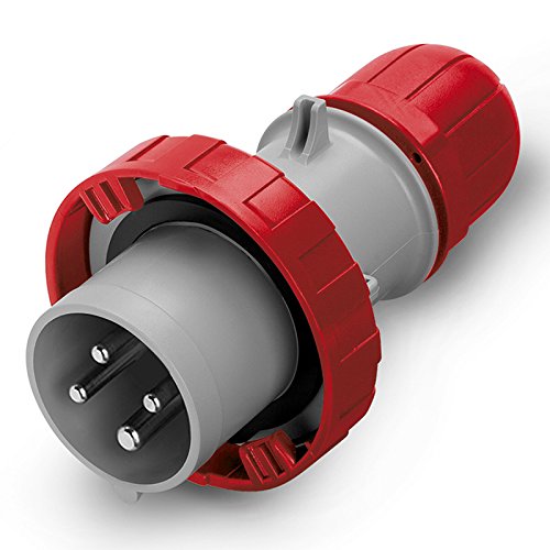 Scame 218.3236F Connettore Elettrico, Rosso