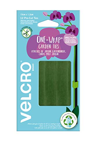 Velcro Vel-30701-Weu 12 1Wrap Pianttie 1.2X15Cm, Verde, 12Mm X 15Cm
