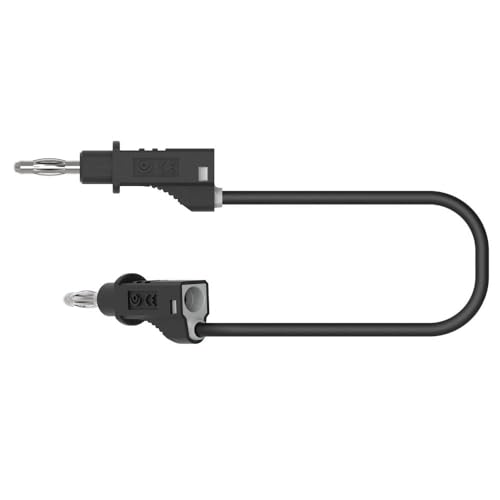 Electro Pjp 2110-Cd1-200N - Cavo Di Misurazione [Spina A Banana – Spina A Banana] 2 M, Colore Nero, 1 Pezzo