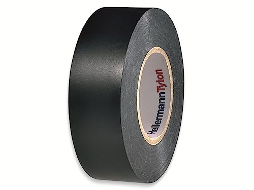 Hellermann Tyton Htape-Flex15-19X20 Interno E Esterno 20M Pvc Nero Nastro Adesivo