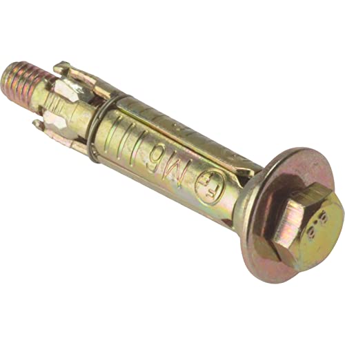 Forgefix Ancoraggi Per Muratura - Bulloni Sfusi | M8 X 25Mm | Zinco Giallo Passivato | Borsa 10