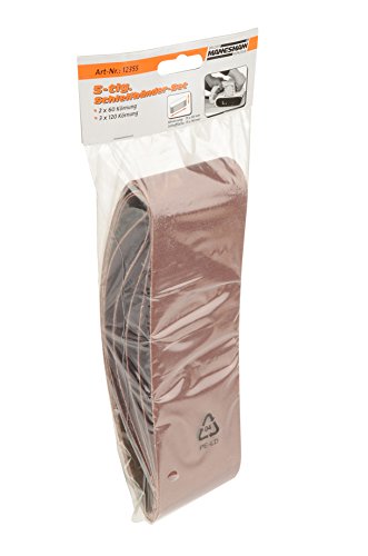 Brüder Mannesmann Bande Lot De 5 Pièces Pour Ponceuse À Bande, 1 Pièce, M12355