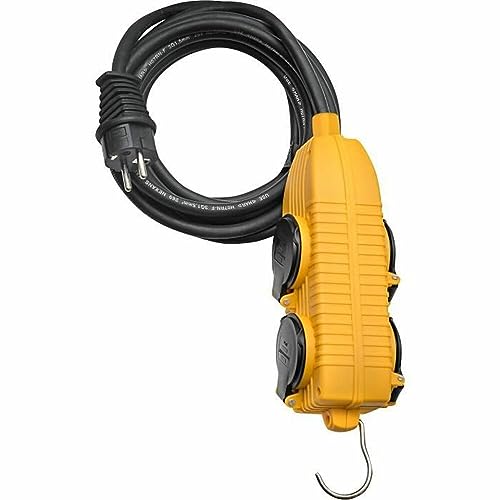 Brennenstuhl - Prolunga Multiprese Powerblock, 10 M, Giallo, 1151721