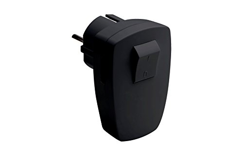 Meister Spina Con Contatto Di Protezione – 250 V – 16 A – Con Interruttore A 2 Poli – Massima Sezione Cavo 1,5 Mm2 – Ip20 Interno – Installazione Late