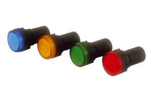 Rohs Dh Pilotos Alto Brillo Con Led Multichip Ambar 24V