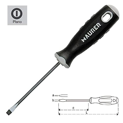 Destornillador Maurer Estampado 0,8X4,0X 40 Mm.