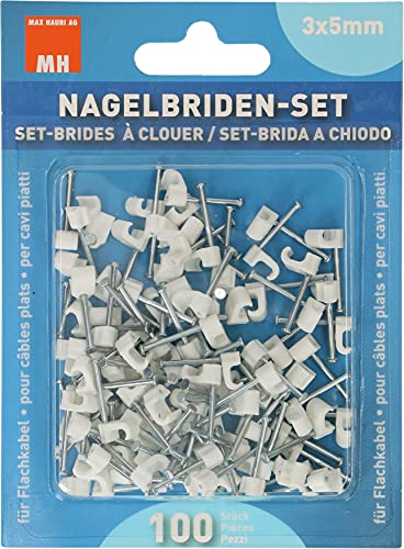 Max Hauri 139707 Set Per Nail Art, Bianco