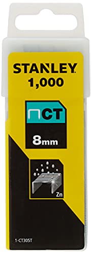 Stanley 1-Ct305T Graffette Tipo Ct, Set Di 1000 Pz, 8 Mm