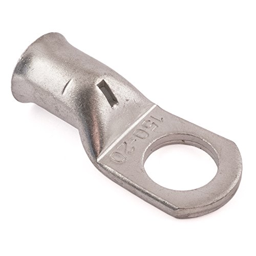 Tubo Di Rame Lug Terminali, 150 Mm² Lug, 21 Mm, Foro, Confezione Da 5