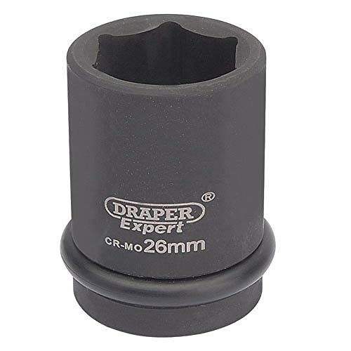 Draper, 5007, Expert 05007 Square Drive Hi-Torq 6 Point Socket Impact, 26 Millimetri 3/4 Di Pollice