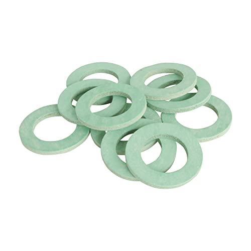 Somatherm For You - Cj702 - Lotto Di 10 Foche In Fibra Verde Nel 20/27. Il Sigillo In Fibra Verde È Adatto Per Connessioni "A Rischio", Come Installaz