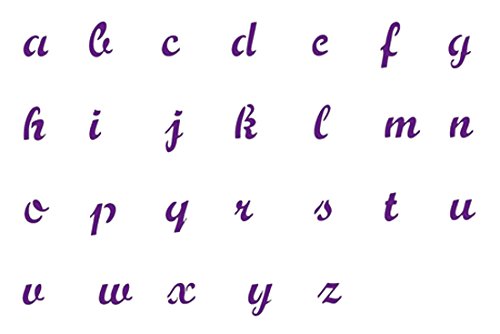 A Due Mani Adm 120 – 26 Stencil Lettere Inglesi Minuscole A6