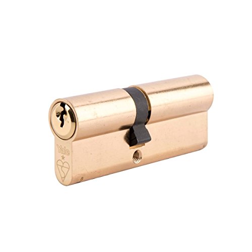 Yale, Doppio Cilindro 35 X 45 Mm (90 Mm), Ottone Lucido, Euro X6 Kitemark