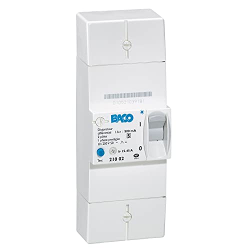 Legrand Leg92870 - Disgiuntore Di Campo Differenziale Edf, 500 Ma, Selettivo, 2 Poli, 15/30/45 A