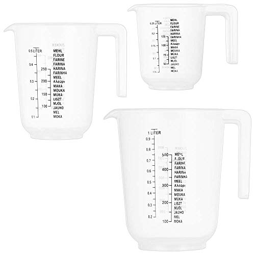 Cmp Iberica Cm75606 Set 3 Jarra Medidora, Bianco, Estandar