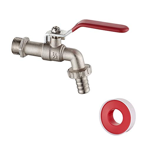Ibergrif M22201 - Rubinetto Giardino, Valvola Di Sfogo A Sfera, Ottone, Marrone