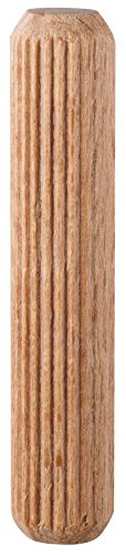 Kwb Dowel In Legno 6 X 30 Mm 028560 (200 Pezzi, Legno Di Faggio, Costine, Gesto)