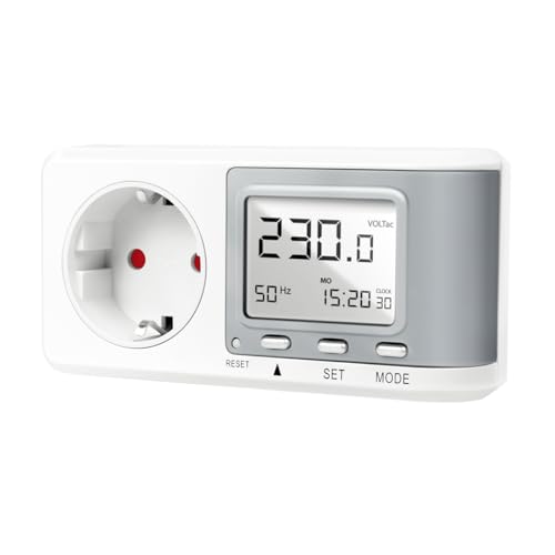 Logilink Em0005 Misuratore Dei Costi Energetici Con Calcolo Delle Emissioni Di Co2, Bianco