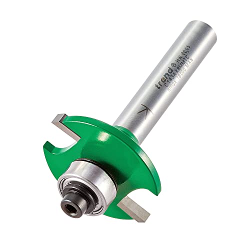 Trend Fresa Craftpro, Stelo Da 8 Mm, Con Punta Per Intaglio Monopezzo, Diametro 31,8 Mm, Lunghezza Di Taglio 3 Mm, Cuscinetto 9,5 Mm, Punta In Carburo