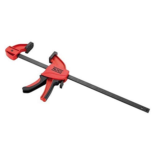Alyco 198050 - Sargento Automatico Fibra De Vidrio Apriete 150 Mm Separacion 350 Mm Fuerza 100 Kg