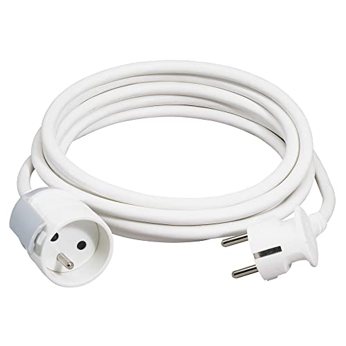 Legrand Leg51604 - Prolunga Con 1 Presa 2P + T Cavo Con Sistema Per Appenderlo, 5 M