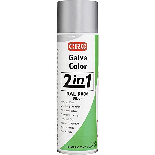 Crc 20584-Ho - Galvacolor Imprimación Anticorrosión + Color En Un Solo Producto. Ral 9006 Plata 500 Ml