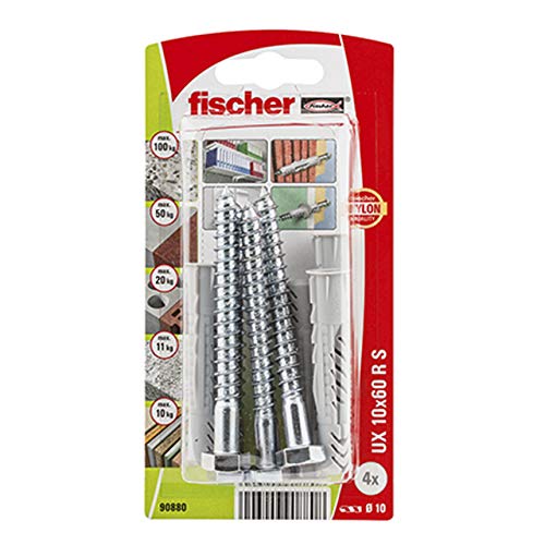 Fischer 090880 – Blister Taco Nylon Ux 10 X 60 Rsk Nv