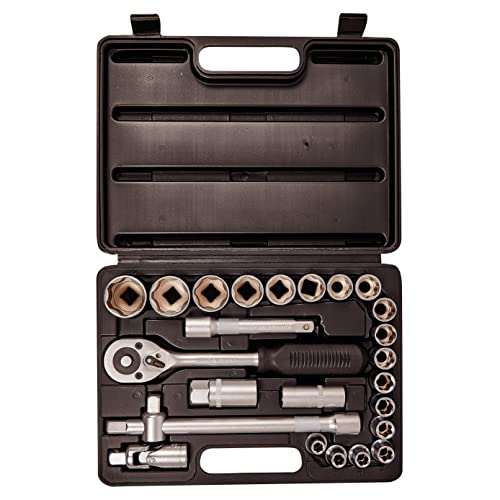 Am-Tech 25 Pz. 1/2" Drive, Set Di Chiavi A Bussola, I0460