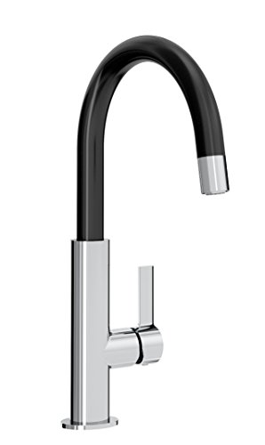 Bristan Mlb Snk Blk Melba - Miscelatore Per Lavello Da Cucina, Con Beccuccio Girevole, Colore: Nero