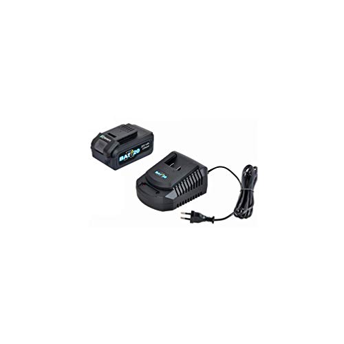 Ribimex Prbat20/Kit4 Kit Caricatore + Batteria 20 V - 4 Ah Rbat20