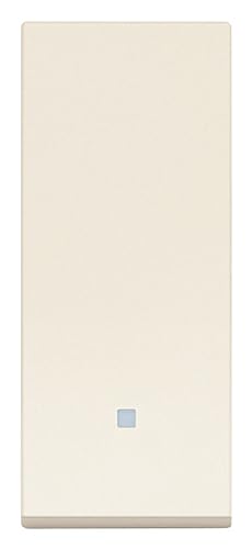 Vimar 31000.C Linea Copritasto Intercambiabile 1 Modulo Allineato Illuminabile, Canapa