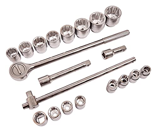 Amtech I0950 Socket Set, Multicolore, 3/4 Pollice