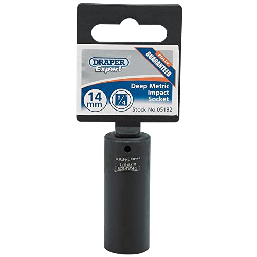 Draper05192Expert14Mm1/4"Sq.Dr.Hitorqhexdeepsocket