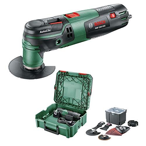 Bosch Home And Garden Multiutensile Pmf 250 Ces (250 W, Set Accessori Universale, In Systembox, Taglia S), Edizione Amazon