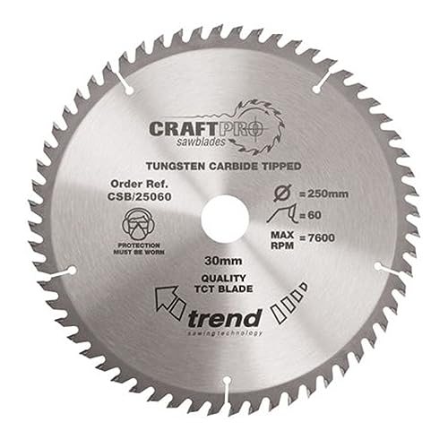 Trend Lama Per Sega Craftpro, Diametro 350 Mm X 64 Denti X 30 Mm, Punta In Carburo Di Tungsteno, Csb/35064