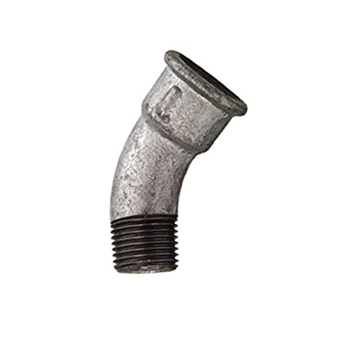 Cornat Vfb4034 Curva Zincato 45° Ie, Argento, 3/4 Zoll