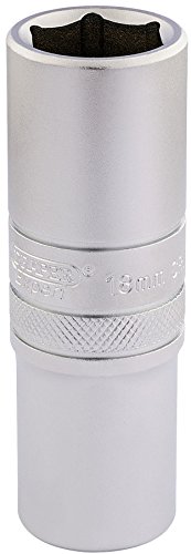 Draper Ht-Mm/Ms 1/5,1 Cm Square Drive 6 Point Metric Deep Socket (18 Mm), Blu