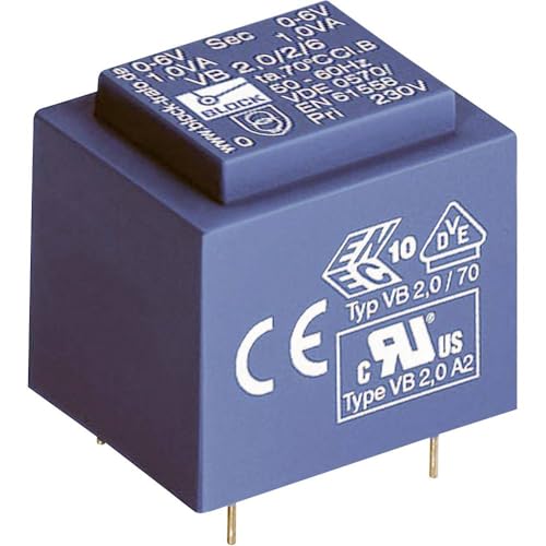 Block Trasformatore Di Stampa Vb 1,5/1/9, 1 X 230 V, 1 X 9 V/Ac 1,50 Va 166 Ma