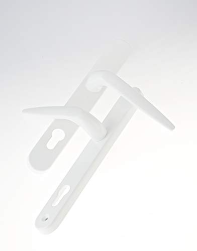 Yale Yes-Lbdh-Wh Essentials - Maniglia Per Porta Posteriore, Finitura Bianca