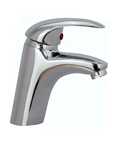 Kippen 5081 - Rubinetto Miscelatore Per Lavabo In Ottone Cromato