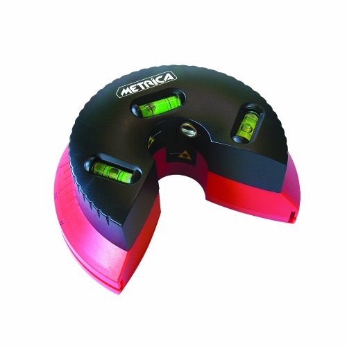 Metrica 29967 Goniometro A 2 Laser, Rosso/Nero