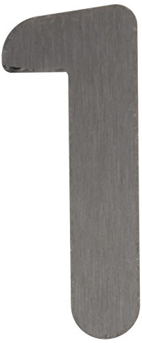 Btv 71451 - Placa '1' Inox. Alto 8,5 Cm
