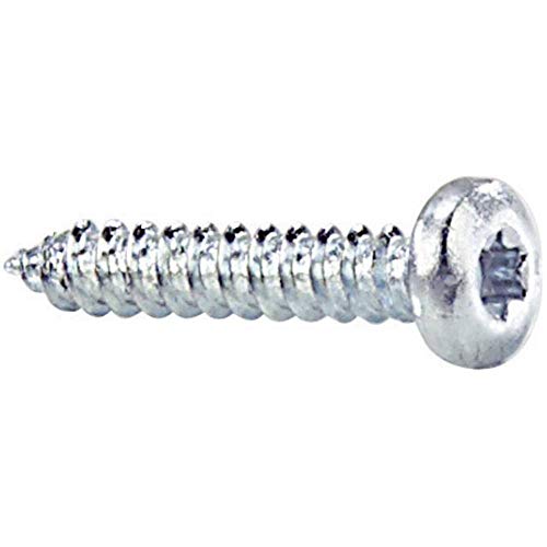No Name 839579 - Viti Autofilettanti, 3,5 Mm, 9,5 Mm, Din 7981, In Acciaio Zincato, 100 Pezzi